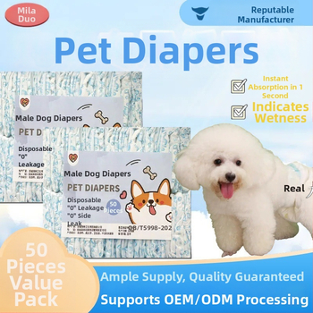 Milado plienky pre psov, period pants, nešitý materiál, karikatúrny štýl, pre samčie psy