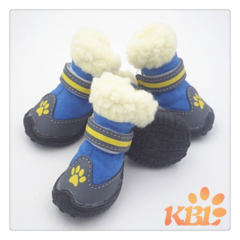 KBL Παπούτσια για σκύλους – Suede, Αντιολισθητικά και Θερμά, Χαλαρό Στυλ