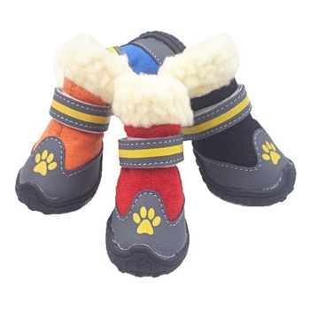 KBL Παπούτσια για σκύλους – Suede, Αντιολισθητικά και Θερμά, Χαλαρό Στυλ