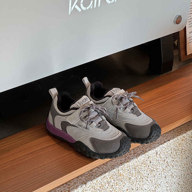 Dječje planinarske tenisice za zimu — Unisex, zatvaranje Velcro, Gornji dio: Super Fiber, Potplat: Guma, Protivklizne, Toplo, Otporne na habanje