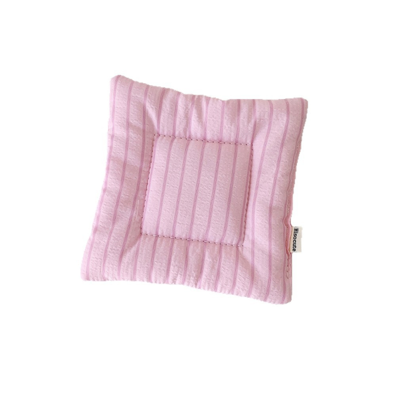 Podložka pod pohár – HISOCUTE, polyester + bavlna, štvorcový tvar, pruhovaný / jednofarebný vzor, Kód ZHD01