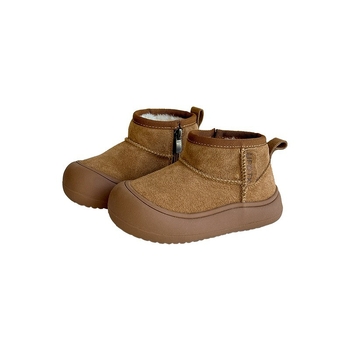 Detské zimné topánky, vodotesné, teplé, nízky členok, bočný zips
