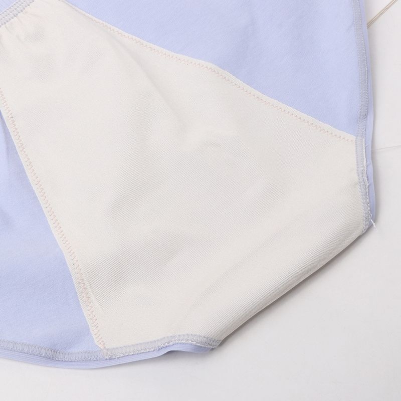 Lenjerie intimă pentru menstruație, bumbac respirabil, talie înaltă, model uni