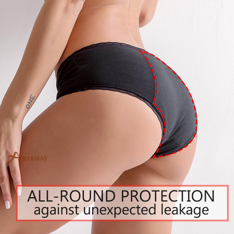 Fyziologické dámske spodné nohavičky – bavlna/elastan, hlavný materiál 95% bavlna, klin 95% bavlna, stredný pás