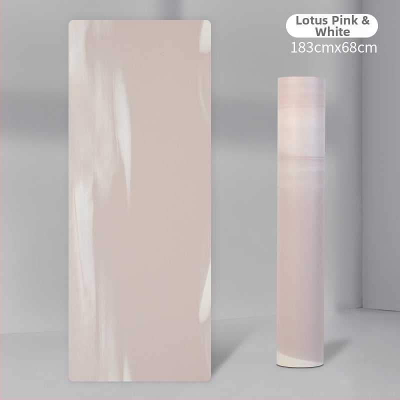 Jógová podložka z PU a gumy, protišmyková, pruhovaný vzor, hrúbka 4,5 mm, hmotnosť 3 kg, prispôsobiteľné pre domáce použitie