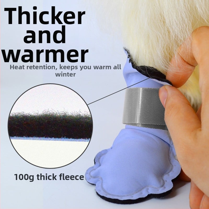 Παπούτσια σκύλου από πολυεστέρα: αδιάβροτα, αντιολισθητικά, ζεστά, ανθεκτικά στη φθορά