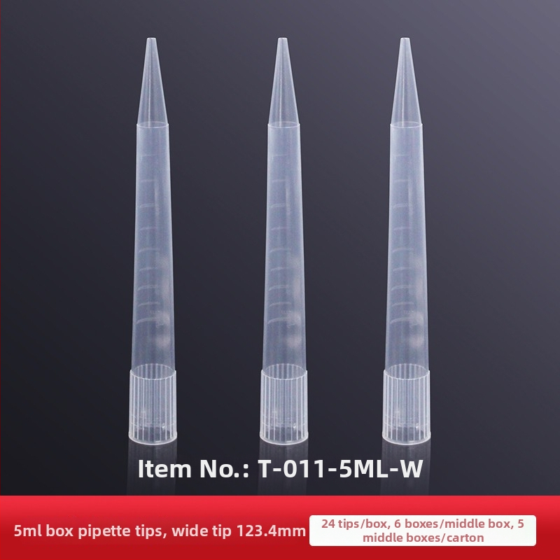 Pipetové špičky LABSELECT T-011-5ML-N/W, balené v krabičke; Výrobca Nantong Yuncheng Experimental Equipment Co., Ltd.; Značka Selection; Model T-011-5ML-N/W
