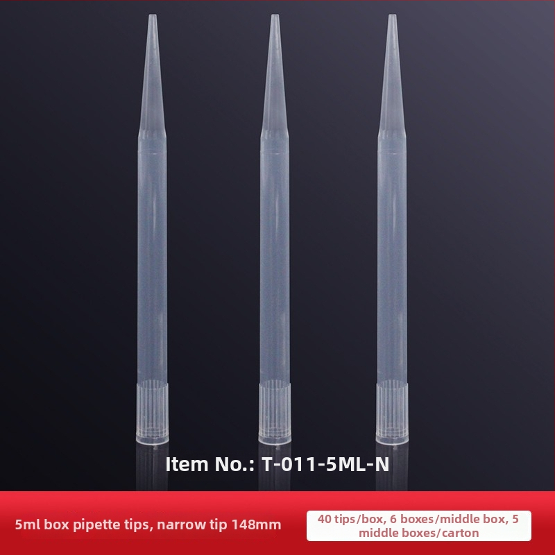 Pipetové špičky LABSELECT T-011-5ML-N/W, balené v krabičke; Výrobca Nantong Yuncheng Experimental Equipment Co., Ltd.; Značka Selection; Model T-011-5ML-N/W