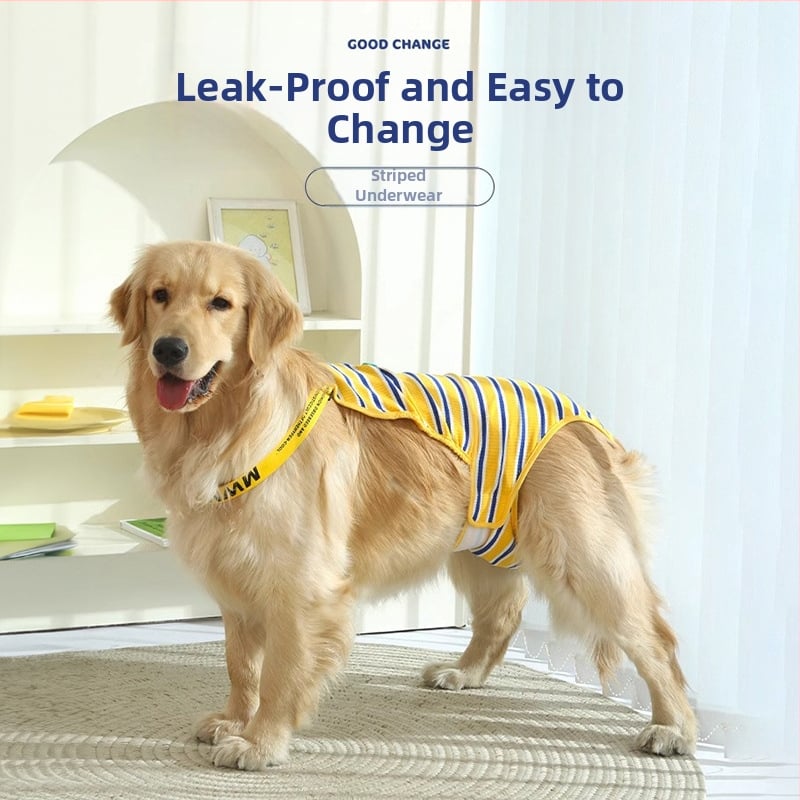 Veľké psy menštruačné nohavice pre psov — fyziologické nohavice, voľný štýl, materiál 95% bavlna, 5% elastan, univerzálny strih