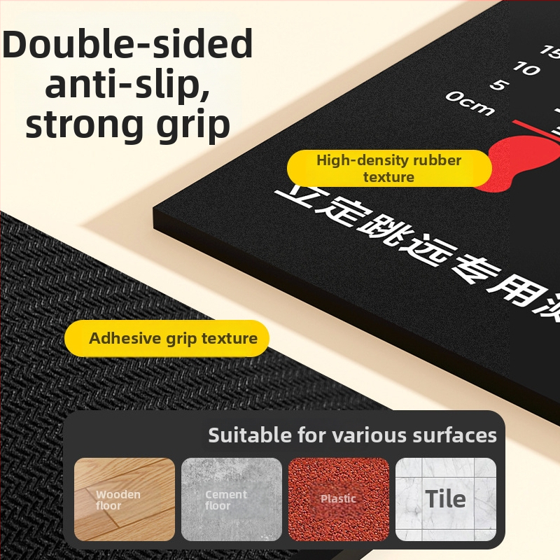 Stāvošā lēciena testa matrača — neslīdīga, mājas lietošanai, bērniem, sporta paklājs, no kvalitatīva auduma