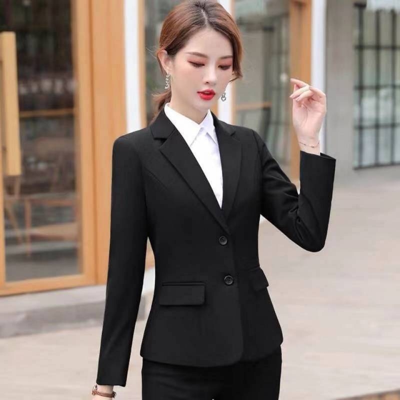 Ženský malý sako-kostým - abstraktý vzor, polyester 95%+, zips vpredu, kostýmový golier, jeseň 2022