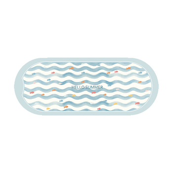 Protiskluzová podložka do vane – štvorcová PVC rohož do kúpeľne s karikatúrnym vzorom, moderný minimalistický štýl, umývateľný.