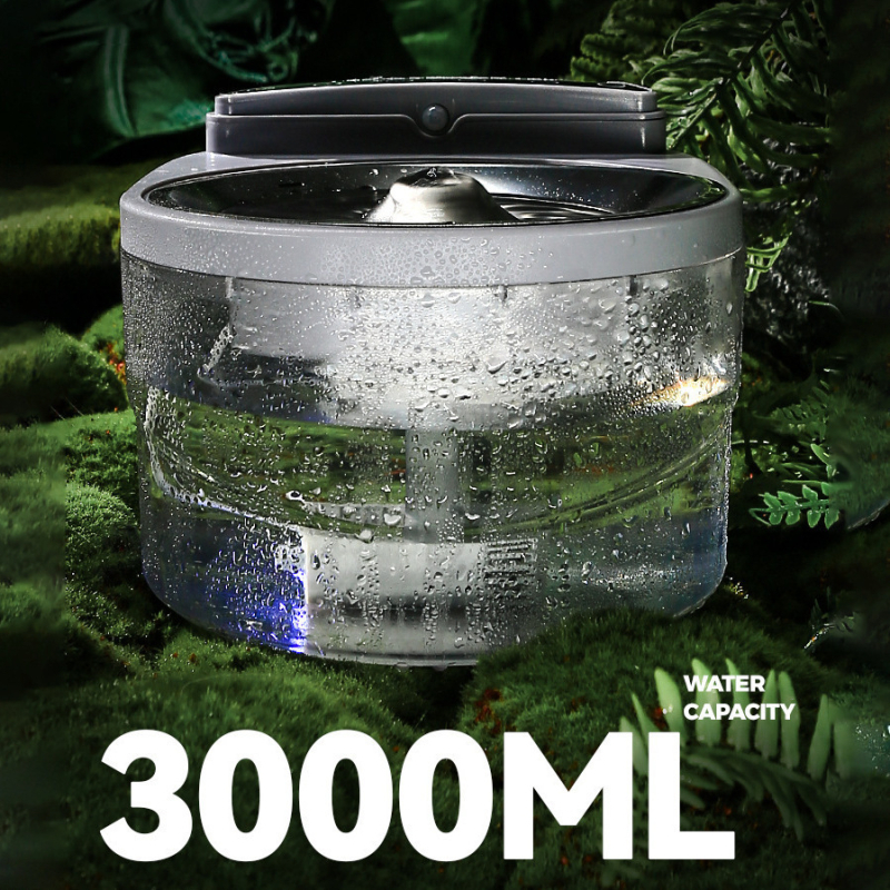 Dispenzer za vodu za kućne ljubimce — ABS + 304 nehrđajući čelik, marka Guanzhoumu, pogodno za mačke, 1 kom