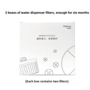 Filtr do zariadenia na vodu pre domáce zvieratá – aktívne uhlíkové výmenné filtre, model YPD-C002, 2 kusy, vhodné pre psov a mačky, 100 g/krabica, 1-ročná záruka