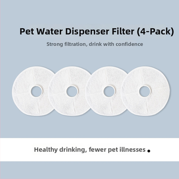 YXPET filter pre napájač vody pre domáce zvieratá s aktívnym uhlím, model YPD-C005, balenie 4 kusy, vhodný pre psov a mačky
