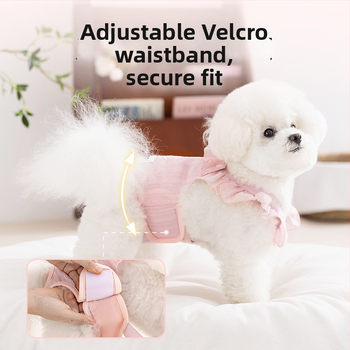 Psie menštruačné nohavice - pruhovaný žakard, štýl Princess, značka Sour bear