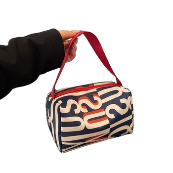 Bucket torba, najlon, s zatvaračem na zipu, unisex stil, horizontalni kvadratni oblik