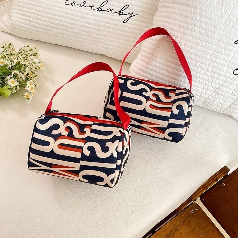 Bucket rankinė, nailonas, su užtrauktuku, unisex stilius, horizontali kvadratinė forma