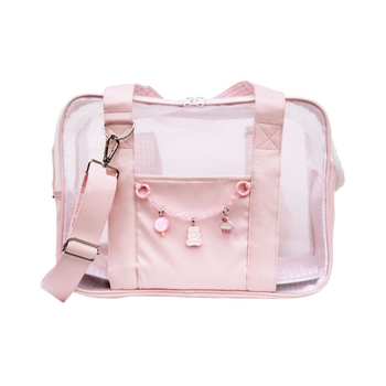 Taška na domáce zvieratá na výlety, PU materiál, PINCOOL značka, vzor jednoduchá krajka, stredne mäkká