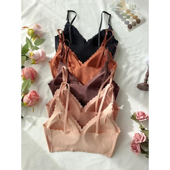 5-dielny bavlnený set braliet, bez kostíc, s priedušnými švami, pre vek 9–13 rokov