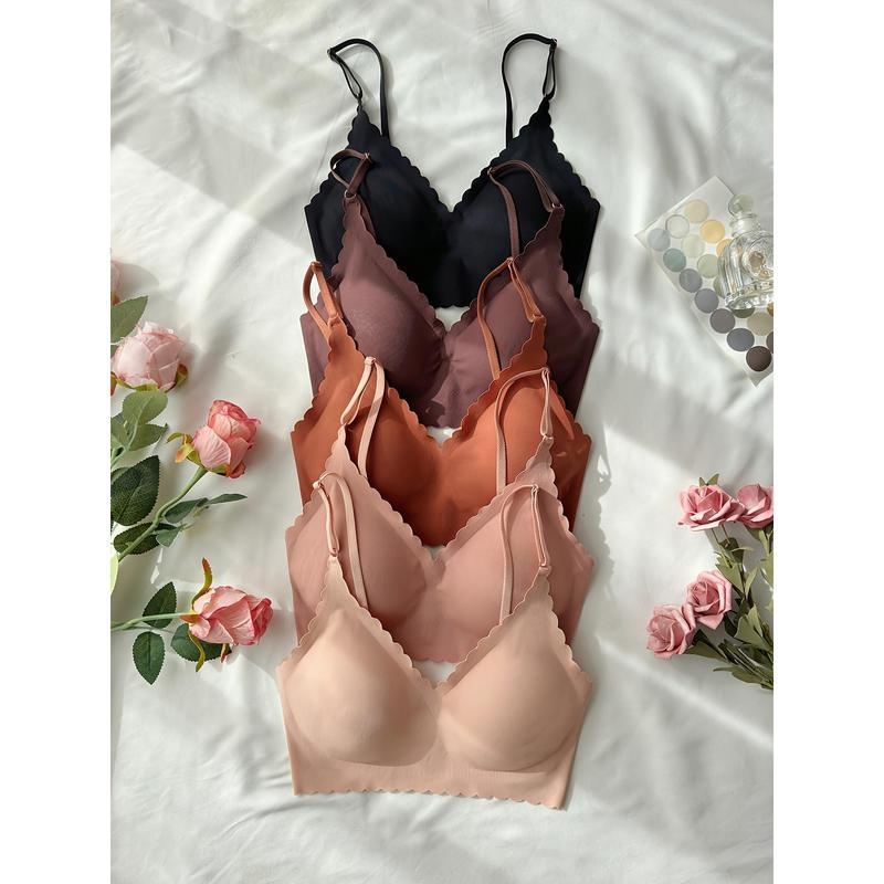 5-dielny bavlnený set braliet, bez kostíc, s priedušnými švami, pre vek 9–13 rokov