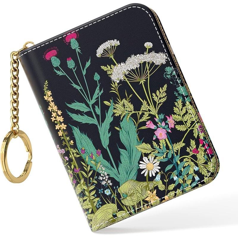 PU kožený peňaženkový puzdro na karty, štýl zrelá žena, na domáce uloženie