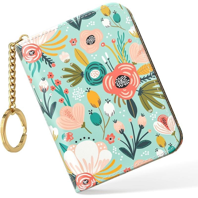 PU kožený peňaženkový puzdro na karty, štýl zrelá žena, na domáce uloženie