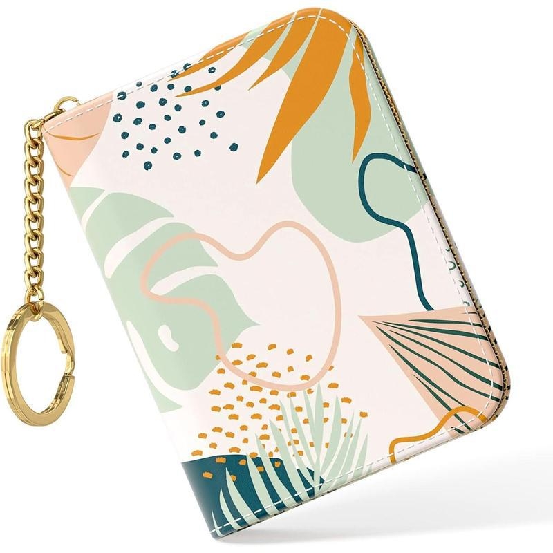 PU kožený peňaženkový puzdro na karty, štýl zrelá žena, na domáce uloženie