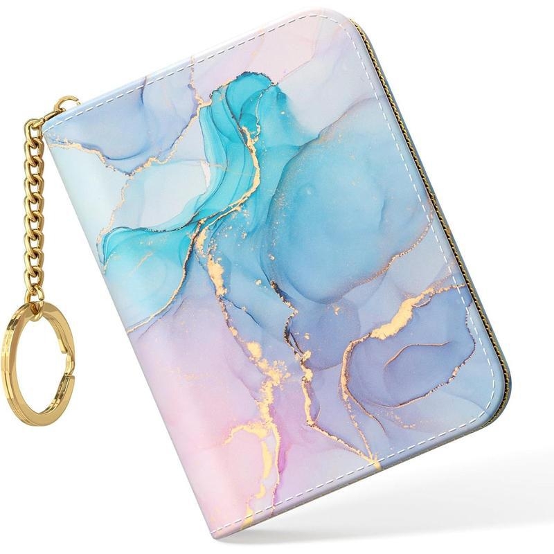 PU kožený peňaženkový puzdro na karty, štýl zrelá žena, na domáce uloženie