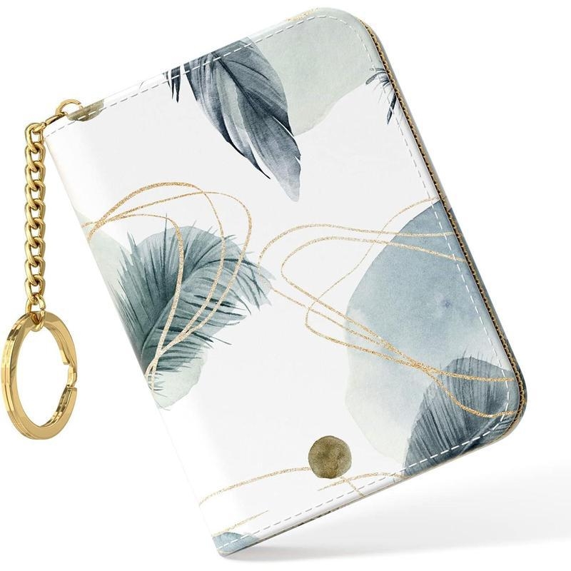 PU kožený peňaženkový puzdro na karty, štýl zrelá žena, na domáce uloženie