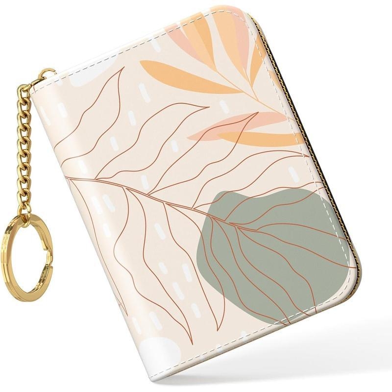 PU kožený peňaženkový puzdro na karty, štýl zrelá žena, na domáce uloženie