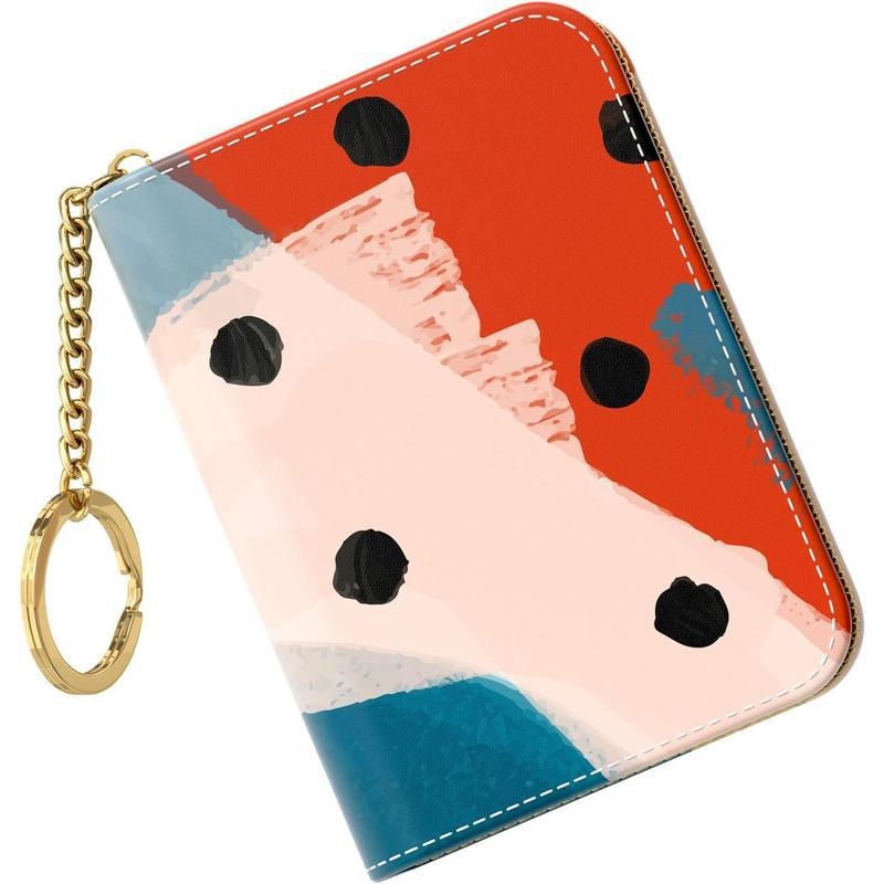 PU kožený peňaženkový puzdro na karty, štýl zrelá žena, na domáce uloženie