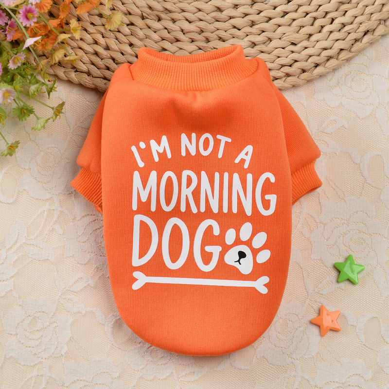 Mikina pre domáce zvieratá, karikatúrny štýl, polyester materiál, značka Pampering, pôvod Hunan