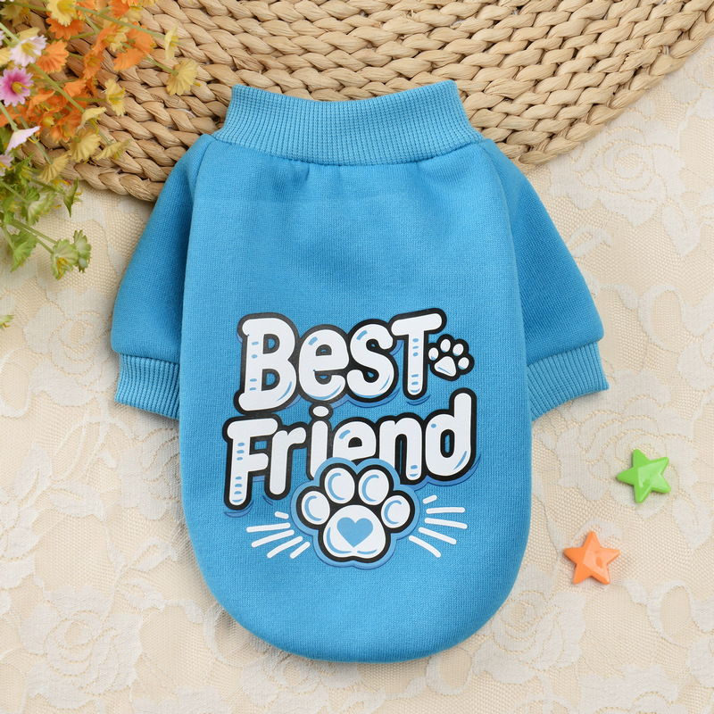 Mikina pre domáce zvieratá, karikatúrny štýl, polyester materiál, značka Pampering, pôvod Hunan