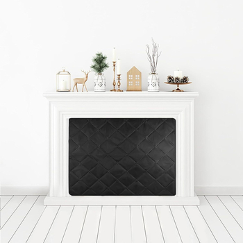 Magnetické krytie na krb zo textilu, jednofarebná, európsko-americký štýl, magnetická záves na dvere