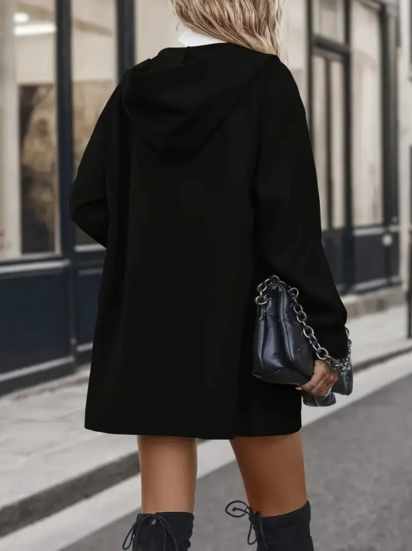 Ženska windbreaker jakna od poliestera – zatvarač i džepovi, srednja duljina, slobodan kroj