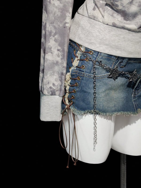 Ženska jakna s kamuflažnim printom i kapuljom – Slim fit, standardna duljina, poliester.