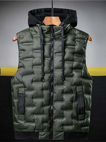 Vesty a gilety — s pruhovaným vzorom, voľný strih, corduroy látka, jar 2025, športový štýl