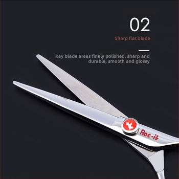 Sada kaderníckych nožníc – ploché a zubové čepele, Yilong, rednutie 25-30, 28-30 zubov