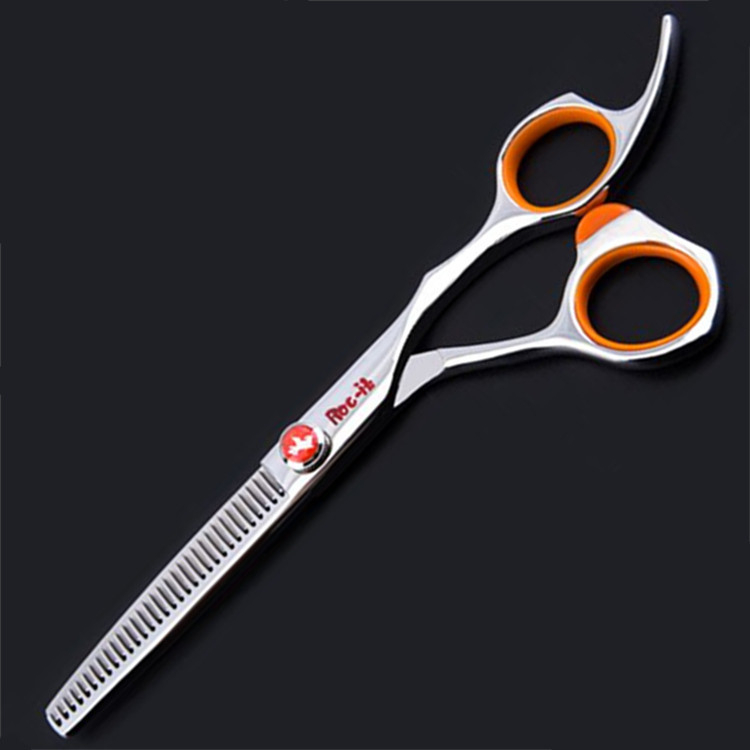 Sada kaderníckych nožníc – ploché a zubové čepele, Yilong, rednutie 25-30, 28-30 zubov