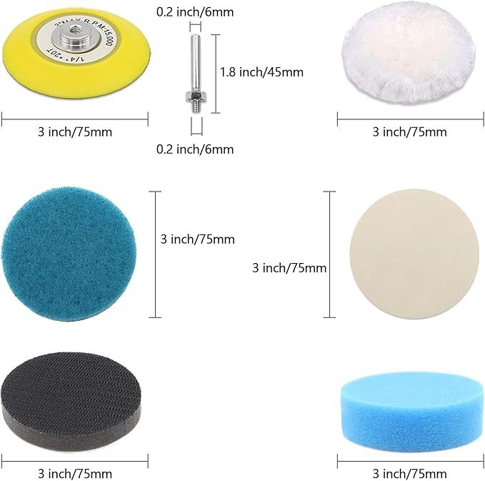 Sada brúsneho papiera na leštenie svetlometov z karbidu kremíka, 41 kusov na obnovu svetlometov