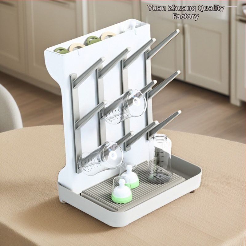 Viacposchodový úložný stojan – fľaše, poháre a jedálové misy