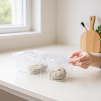 Mačací záchod s ťahacou rukoväťou, plne uzavretý, PE materiál, Forest Technology