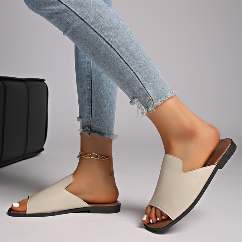 Dámske letné papuče so štvorcovým nosom, platforma, gumová podrážka, výška platformy 11 cm a viac, leto 2025