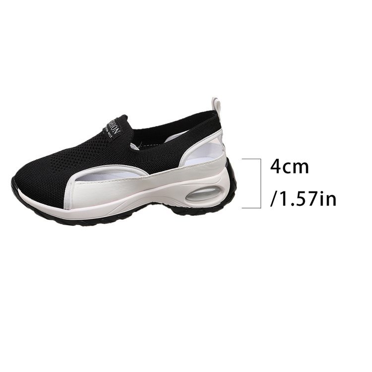 Dámske slip-on športové sandále, sieťovaný vrch, gumová podrážka, guľatá špička, európsko-americký štýl, jar 2025