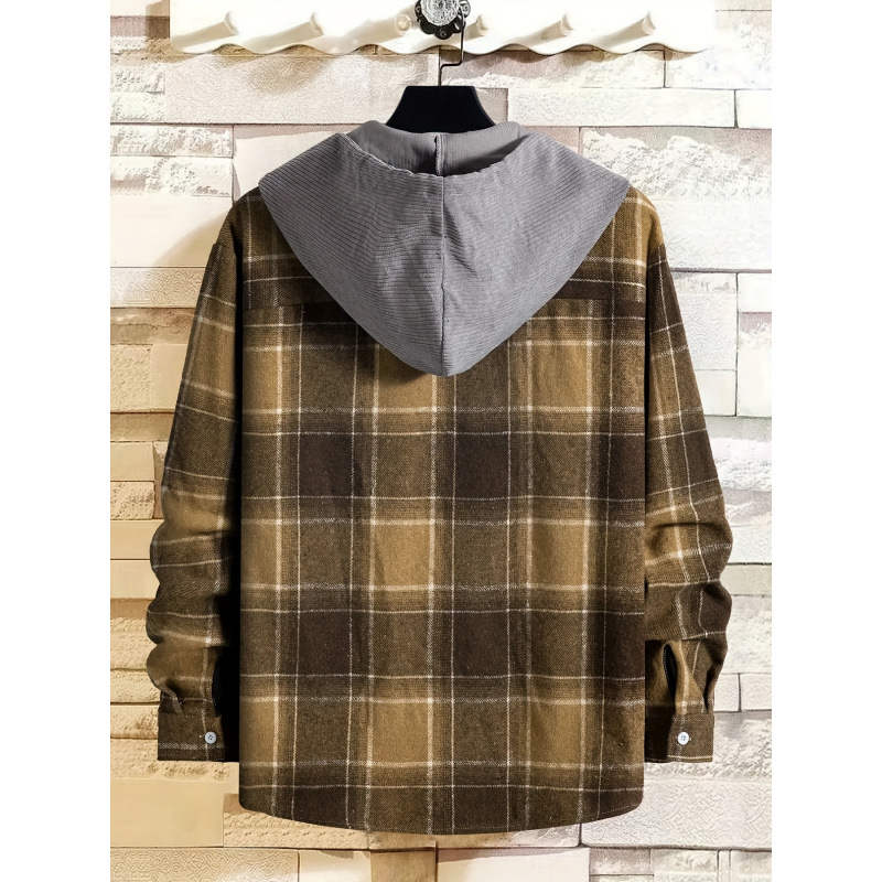 Vyriška striukė su ilgomis rankovėmis, tankus Lycra audinys, siauras kirpimas, mygtukai priekyje