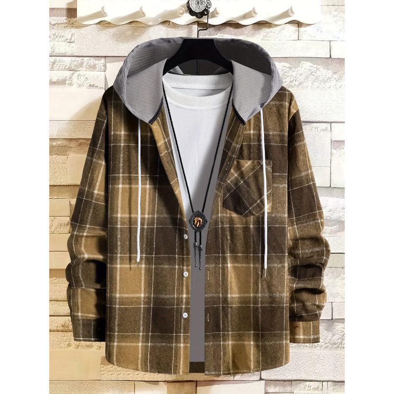 Vyriška striukė su ilgomis rankovėmis, tankus Lycra audinys, siauras kirpimas, mygtukai priekyje