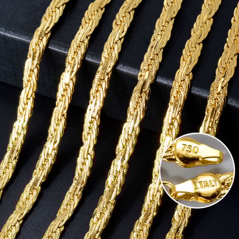 Meďová točená retiazka na krk s geometrickým príveskom, elektroplátovaná povrchová úprava, unisex, kód SY-N0154, štýl INS