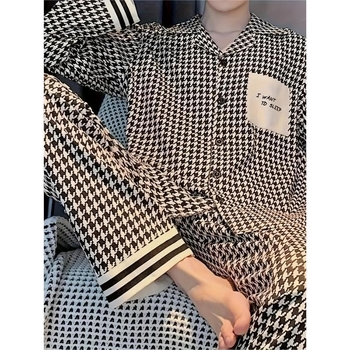 K4308 Nylonové pyžamá a domáce oblečenie, Prémiový vzhľad, 100% hlavný materiál, jar, uvedené pred rokom 2014