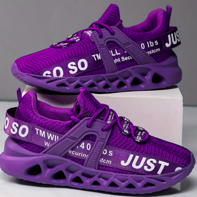 Bežecké tenisky s priedušným sieťovým vrškom, ľahké, protišmykové, tlmiace nárazy, s okrúhlou špičkou